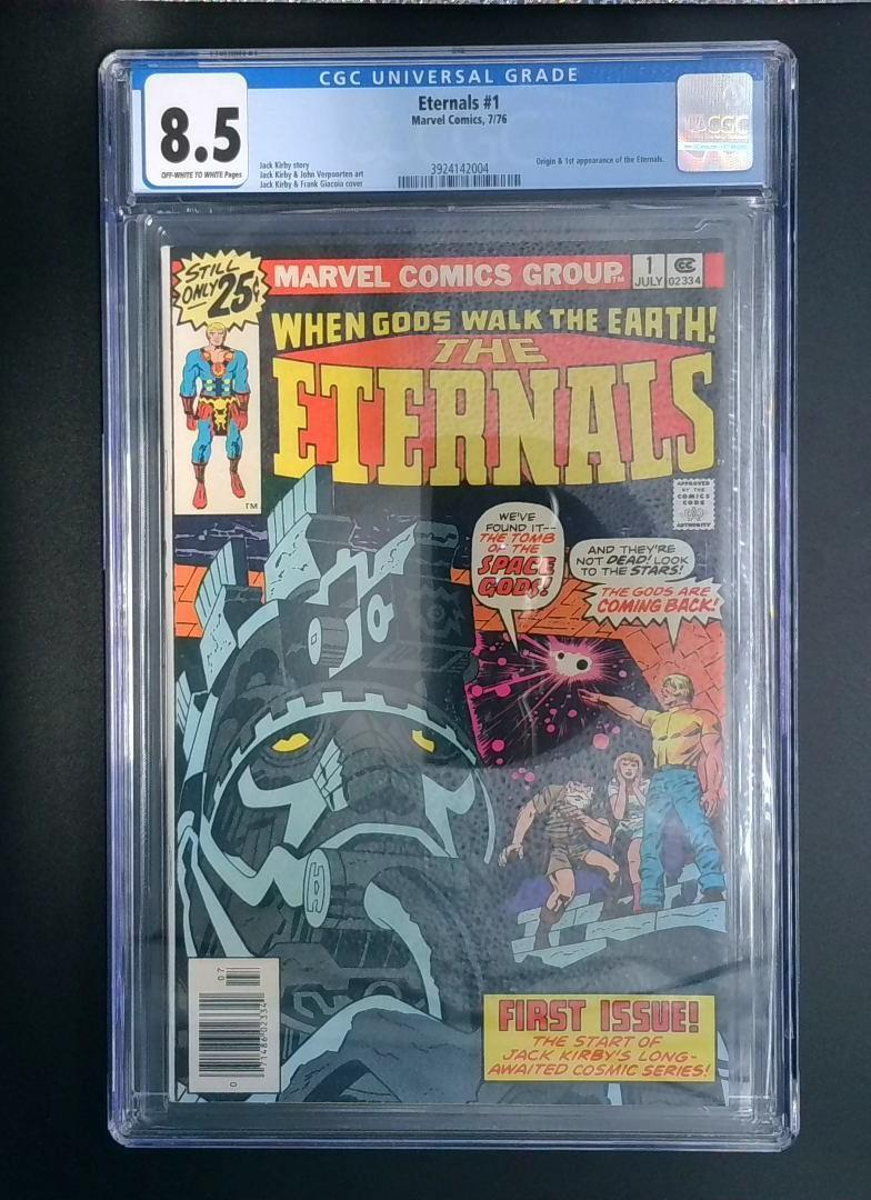 Eternals #1 CGC 8.5 1st Ikkaris, Marvel Comics, 1976 JR1