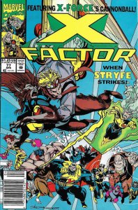 X-Factor #77 (Newsstand) VF ; Marvel | Peter David