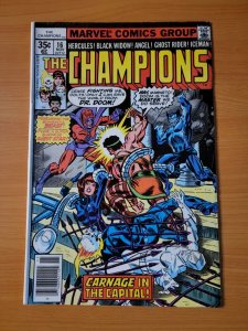 The Champions #16 ~ FINE - VERY FINE VF ~ 1977 Marvel Comics