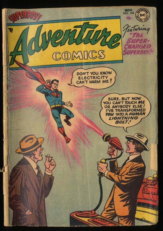 Adventure Comics #194 GD 2.0 DC Superman