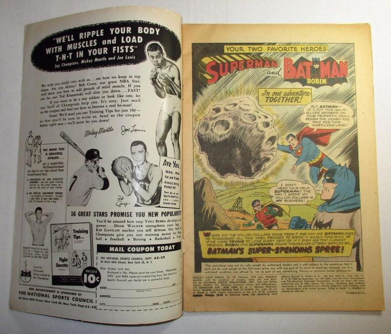 World's Finest #99 - Batman / Superman / Robin (DC, 1959) - VG/FN