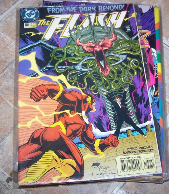 FLASH # 104 aug 1995 dc   wally west   mirror master