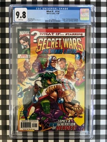 What If...? #114 (1998) - CGC 9.8 PERFECT! - Secret Wars - MCU