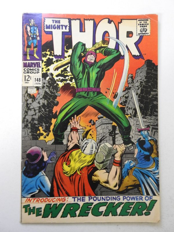 Thor #148 (1968) VG/FN Condition! 1st Appearance of the Wrecker!