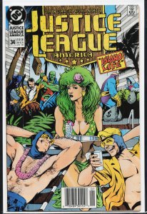 Justice League America #34 (1990) Justice League America