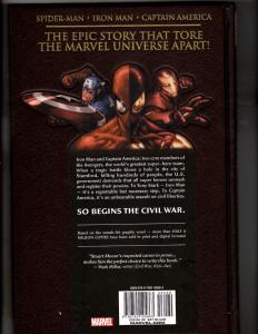 Civil War Illustrated Edition Marvel Comics HARDCOVER Graphic Novel Comic J281