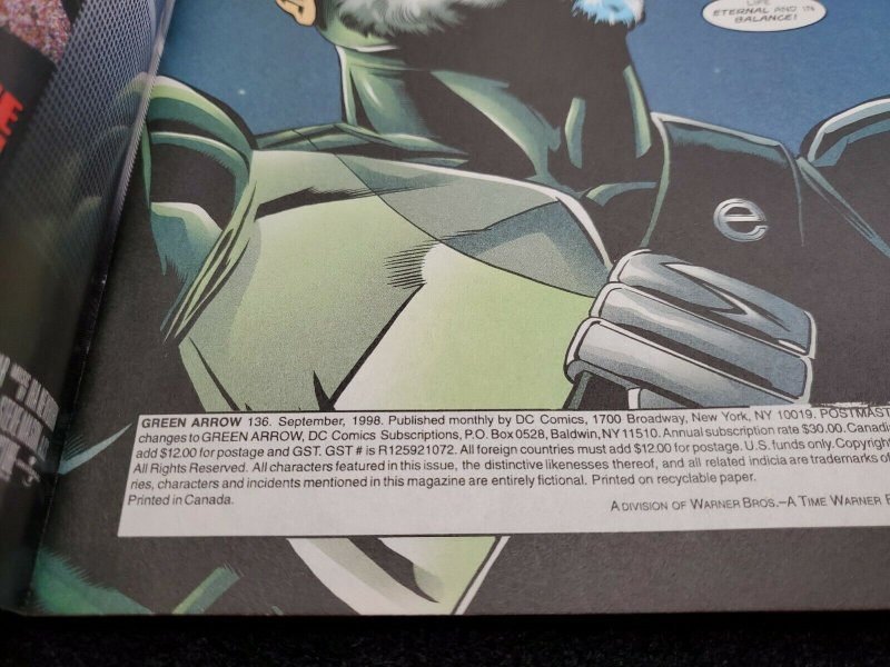 Green Arrow #136  (1998) Greener Pastures part 1