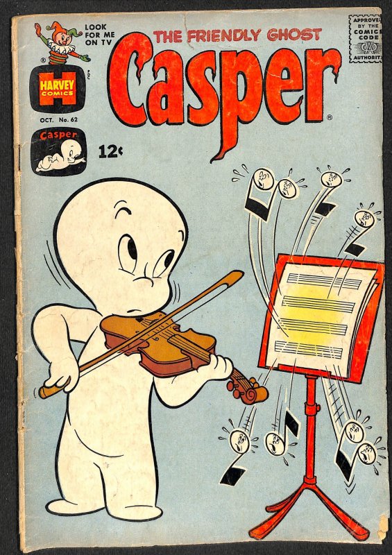 The Friendly Ghost Casper #62 (1963)