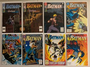Batman comics run #461-500 incl variant + 1 ann + 1 free comic 43 diff (1991-93)