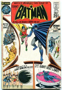 Batman #228 1971- DC Bronze Age comic-Giant issue FN