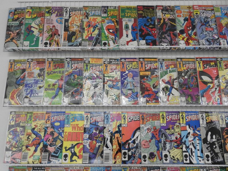 Huge Lot 180+ Comics:  ALL PETER PARKER SPECTACULAR SPIDER-MAN!! Avg VF- Cond!!
