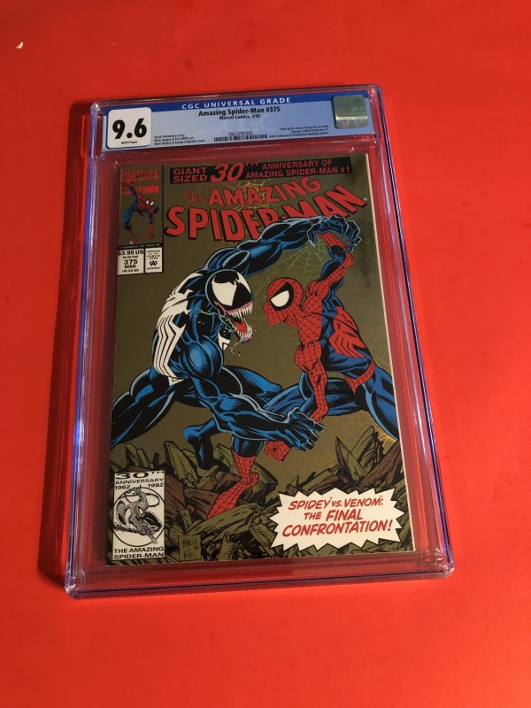 The Amazing Spider-Man #375 CGC 9.6 WHITE (1993) KEY / BRAND NEW SLAB