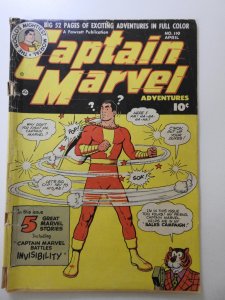 Captain Marvel Adventures #119 (1951)5 Great Marvel Stories! Fair Cond Cvr Loose