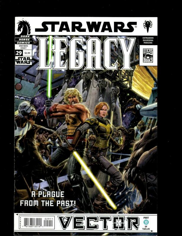 Lot of 7 Star Wars Legacy Dark Horse Comic Books #26 27 28 29 30 31 32 J398