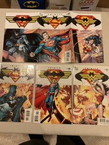 Trinity Complete Set 1-52  2008-09  Busiek!  Bagley!  All Triptych Covers!