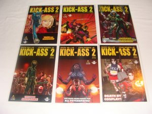 Kick-Ass 2 #1 -7 1 2 3 4 5 6 7 W/ Cosplay Variants (2011, Icon/Marvel) LOT of 11