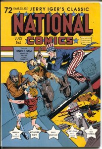 National Comics #1 1985-Blackthorn-1st issue-reprints the Golden Age comic-VF