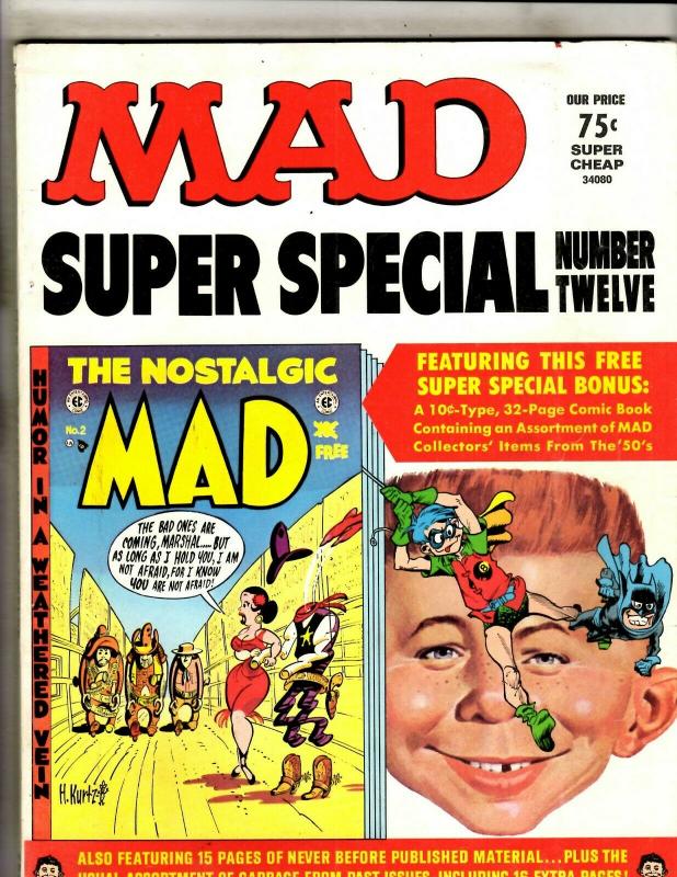 Lot Of 5 Magazines MAD # 191 Super Special 12 Fall 1981 + Cracked # 265 267 JL35