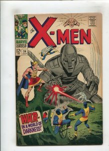 X-MEN #34 (6.0/6.5) NEW COSTUMES!! 1967