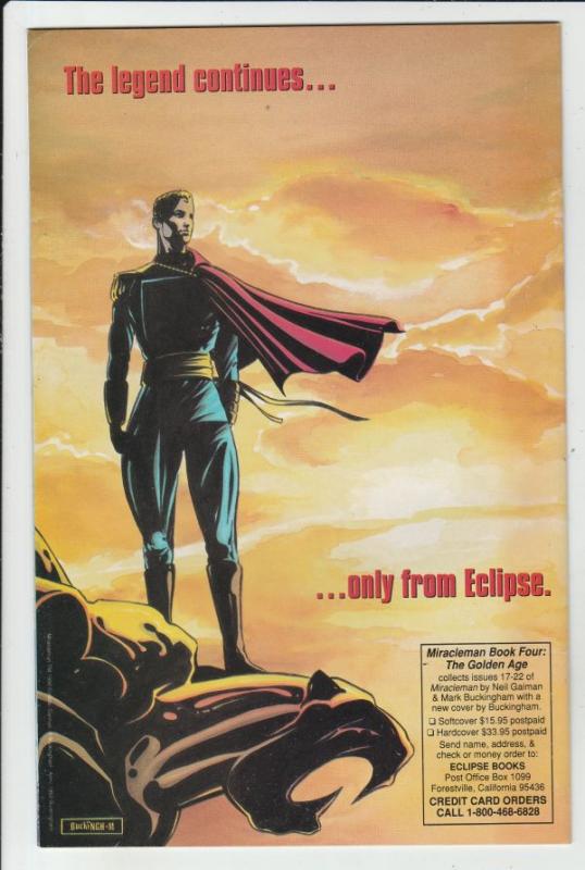 Miracleman #23 (Jun-92) NM/NM- High-Grade Miracle Man