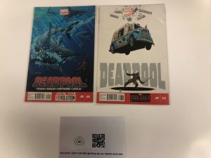 2 Marvel Comic Books  Deadpool #008 009 Hulk Thor X men 62 KE1