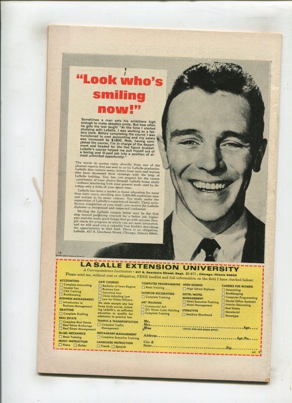 AVENGERS #105 (3.0) BEAST-BROOD!! 1972