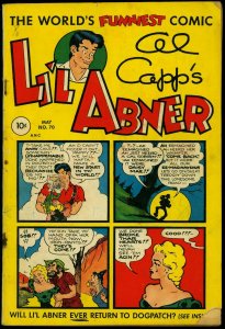 LI'L ABNER #70 1949- TOBY PRESS AL CAPP MEMPHIS SMITH G