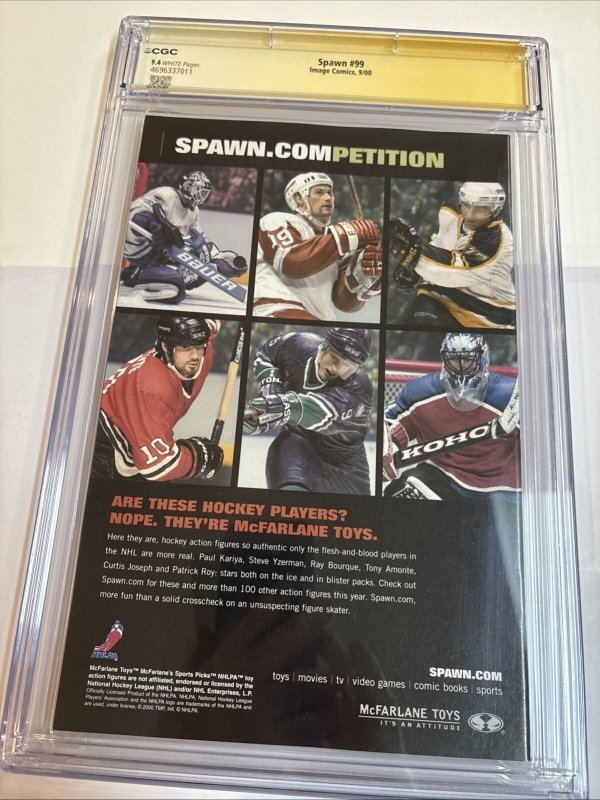 Spawn (2000) # 99 (CGC 9.4 SS) Signed Greg Capullo * Image Comics
