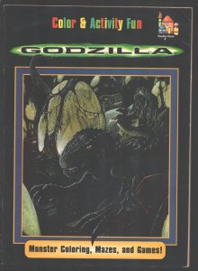 Godzilla Color & Activity Book #  1984 - Randon House  -VF - Comic Book
