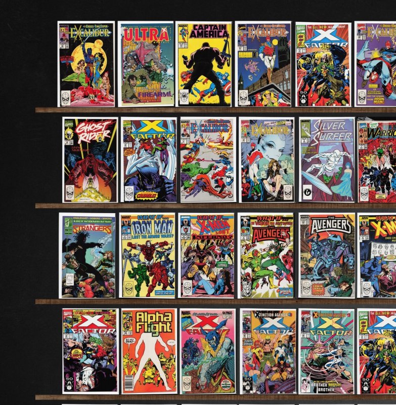 Huge Lot 150+ Comics with X-Factor, Thor, Excalibur, Alpha Flight & More!