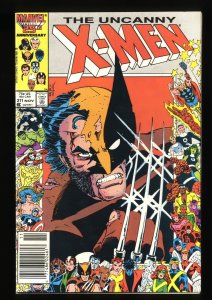 Uncanny X-Men #211 Newsstand Variant Mutant Massacre Tie-in!