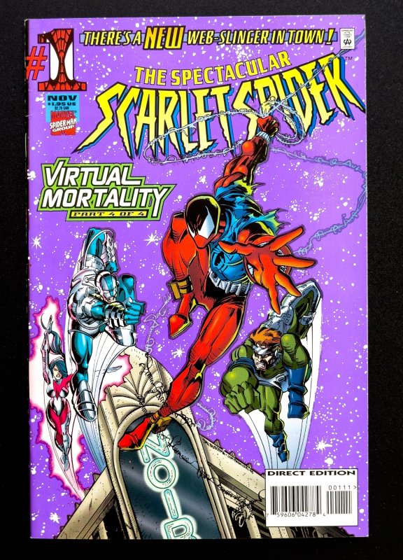 The Spectacular Scarlet Spider #1 (1995) - [KEY] 1st Solo Series - VF/NM