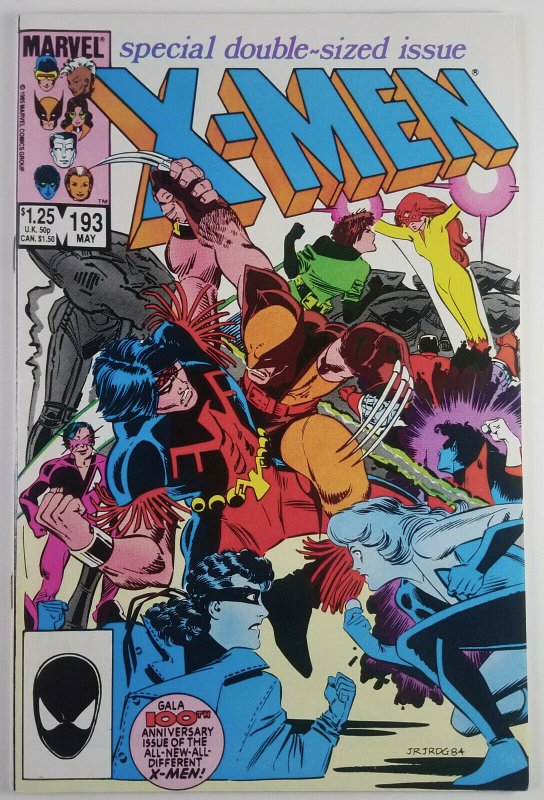 The Uncanny X-Men #193 - Firestar (First Appearance) - High Grade - Marvel 1985