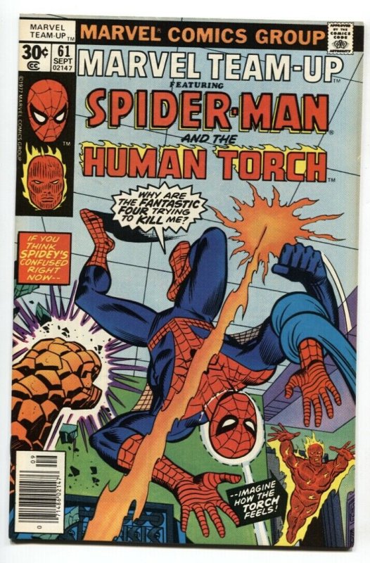 Marvel Team-up #61 Human Torch-Spider-Man comic book VF/NM