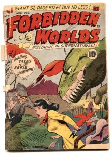 Forbidden Worlds #3 1951-pre-code horror- Lair of Vampire FAIR 