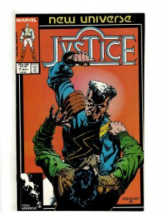 12 Justice Marvel Comics # 1 2 3 4 5 6 7 8 9 10 11 12 New Universe RB2 