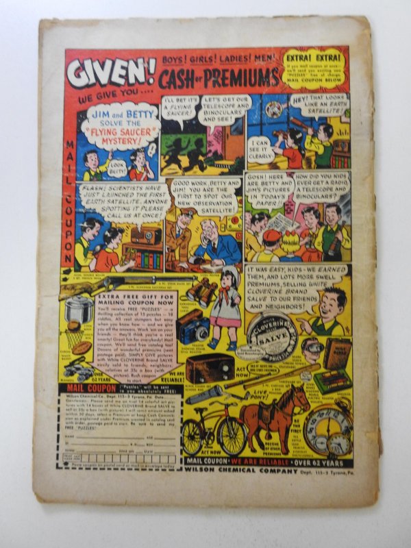 Star Spangled War Stories #57 (1957) Fair Condition Complete Spine Split