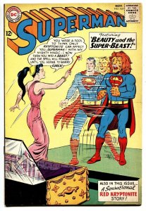 SUPERMAN #165 Red Kryptonite story-Silver-Age comic book 1963-DC