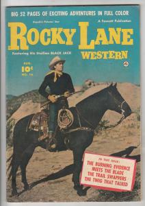 Rocky Lane Western #16 (Aug-50) FN/VF+ High-Grade Rocky Lane