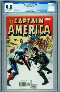 Captain America #14 CGC 9.8-Winter Soldier 2006 Marvel 3879912013