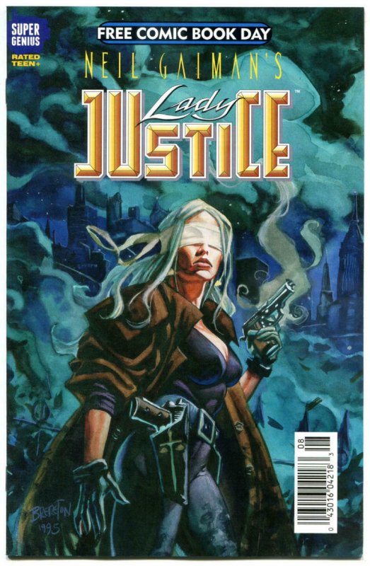 LADY JUSTICE, NM, FCBD, Neil Gaiman, 2015, more Promo / items in store