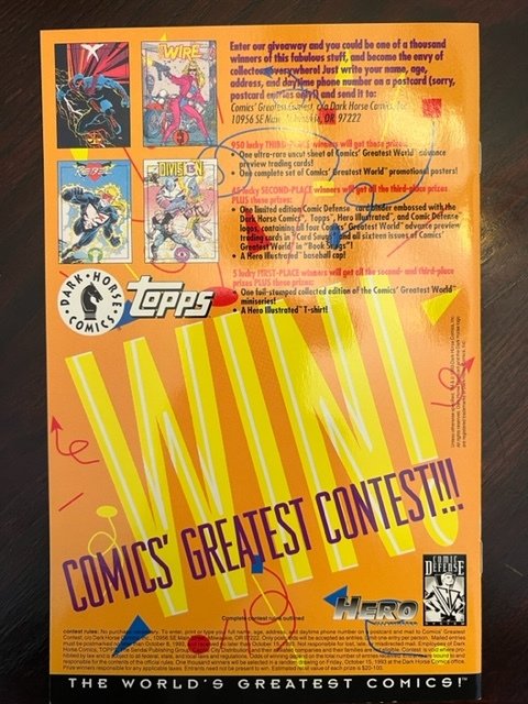 Comics' Greatest World: Vortex #2 (1993) - NM