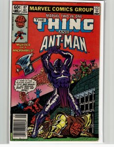 Marvel Two-in-One #87 (1982) The Thing
