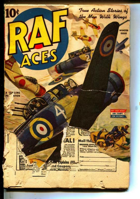 RAF Aces-Pulps-Winter/1944-Don Tracy-Robert Sidney Bowen