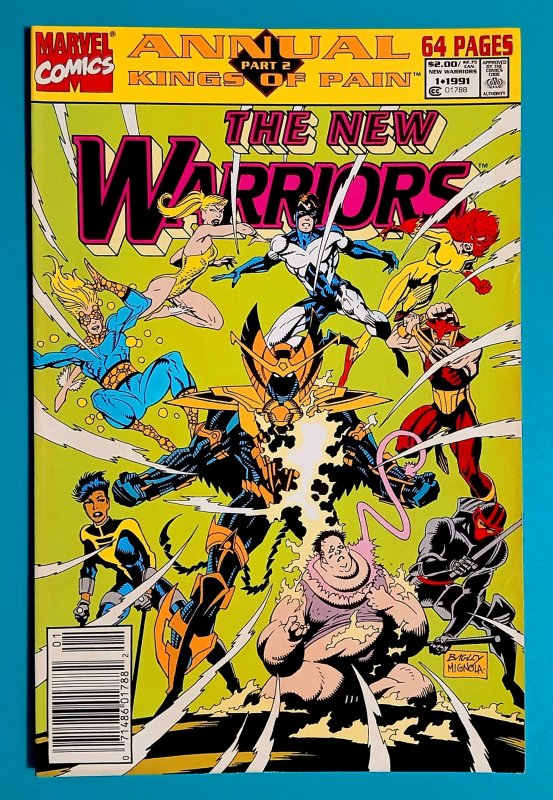 New Warriors Annual #1 (1991) Key MCU Secret Wars Thunderbolts Avengers X-Men