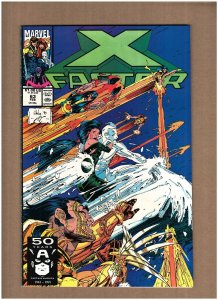 X-Factor #63 Marvel Comics 1991 Whilce Portacio art ICEMAN NM- 9.2