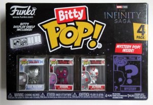 Funko Bitty Pop! Infinity Saga 4-Pack Figure War Machine Vision Ultron Marvel
