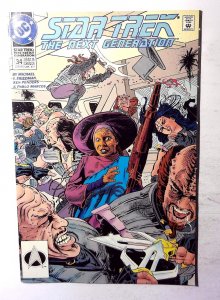 Star Trek: The Next Generation #34 (1992) DC Comics 1st Print Comic Book