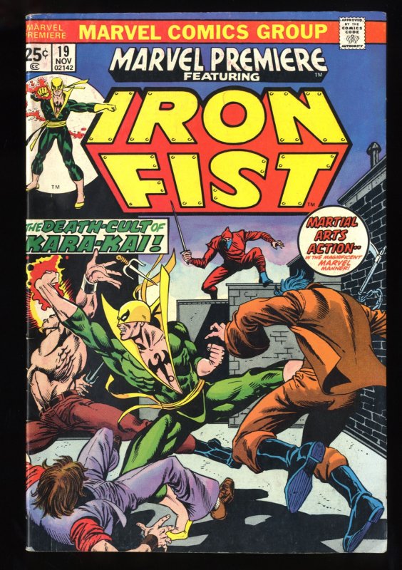 Marvel Premiere #19 FN+ 6.5 1st Colleen Wing!