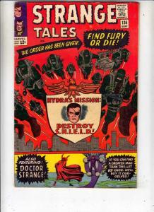 Strange Tales #136 (Sep-65) FN+ Mid-High-Grade Nick Fury, S.H.I.E.L.D., Dr. S...